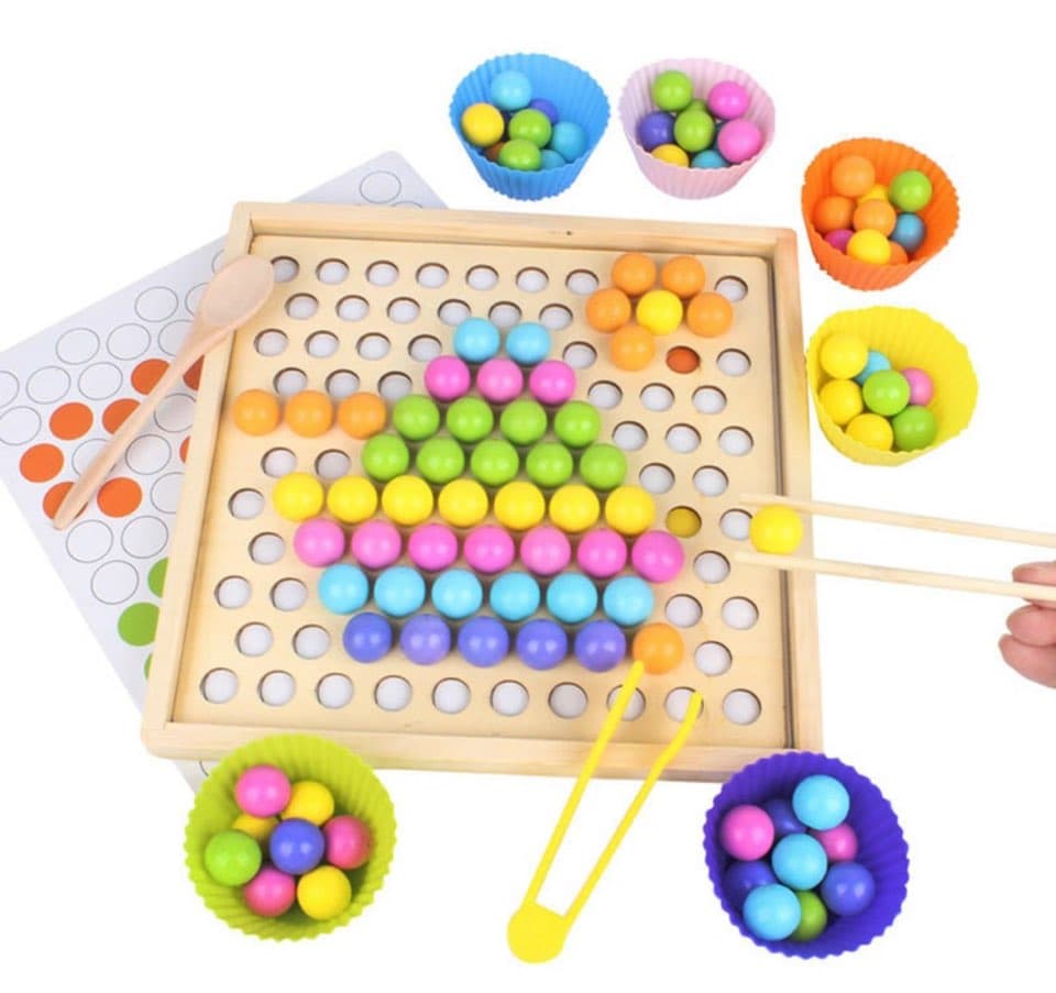 Wooden Pinch Game Educational Toy 2