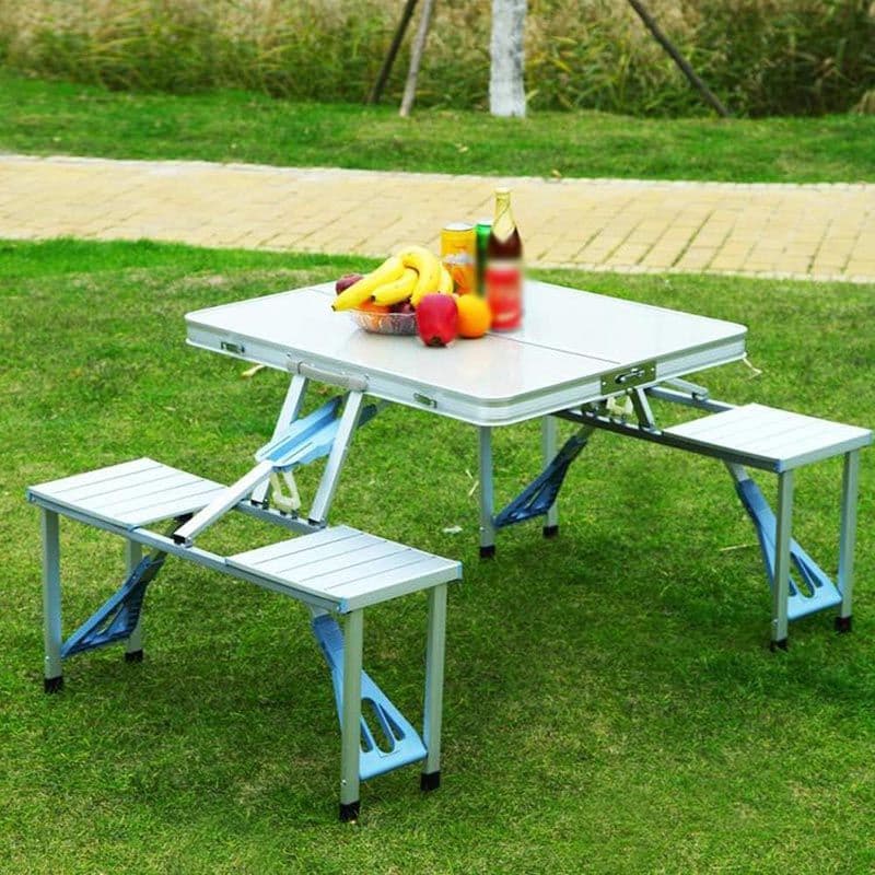 Portable folding picnic table with 4 seats for sale 2