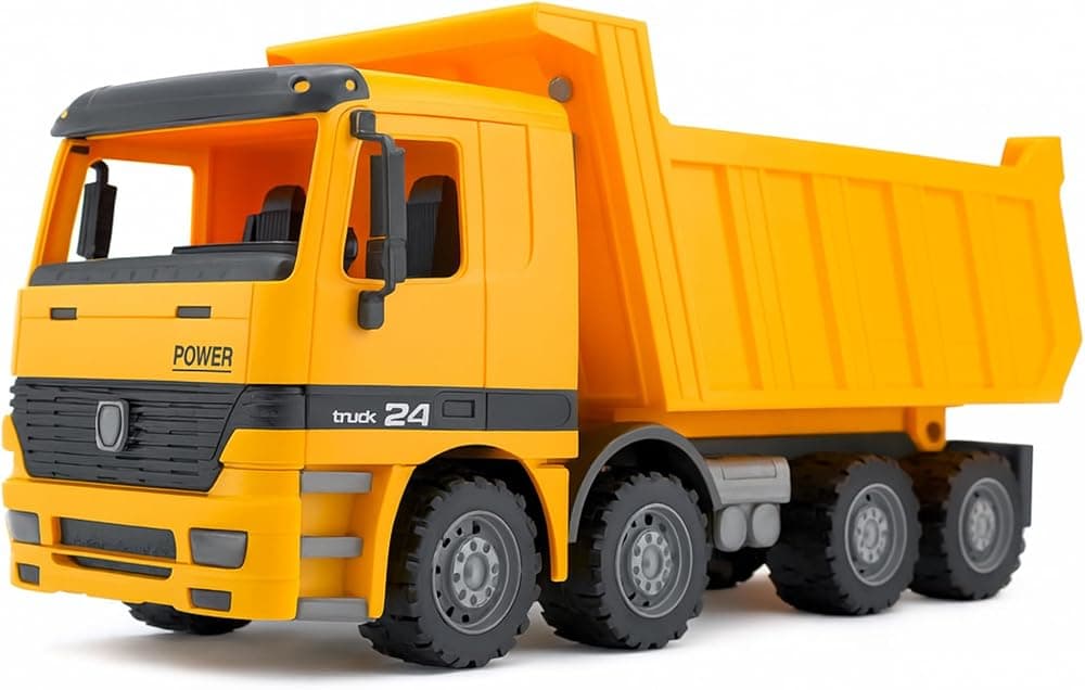 Construction Truck Toy with Music and Flashing Lights for Kids 2