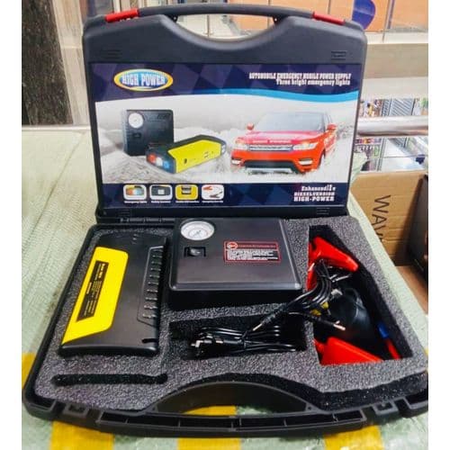 High Power Multi-Function 12V Jump Starter with Air Compressor Pump 2