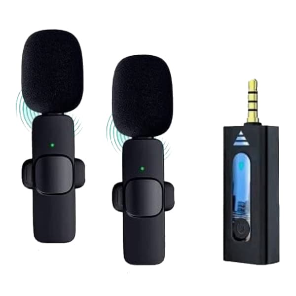 Original Wireless Mic Kit With  AUX Receiver And 2 Mics 2