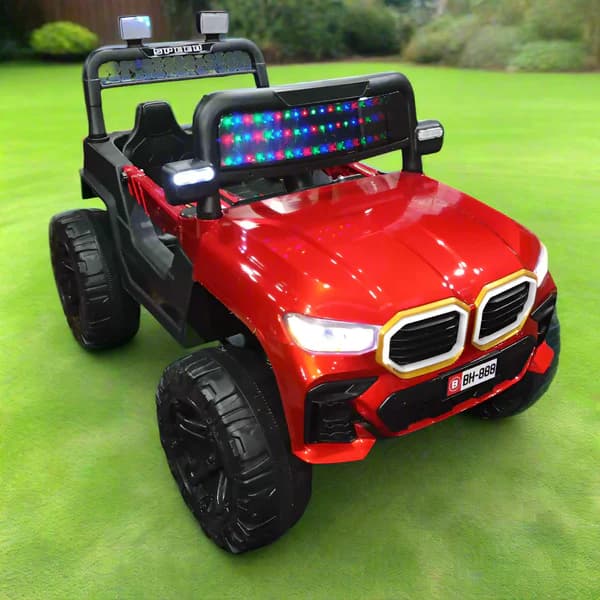 Kids ride on toy car.