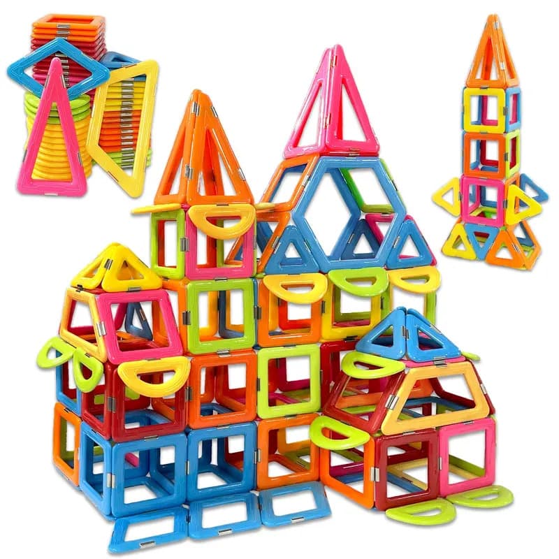 Magnetic Tiles Building Blocks 84pcs Set  3
