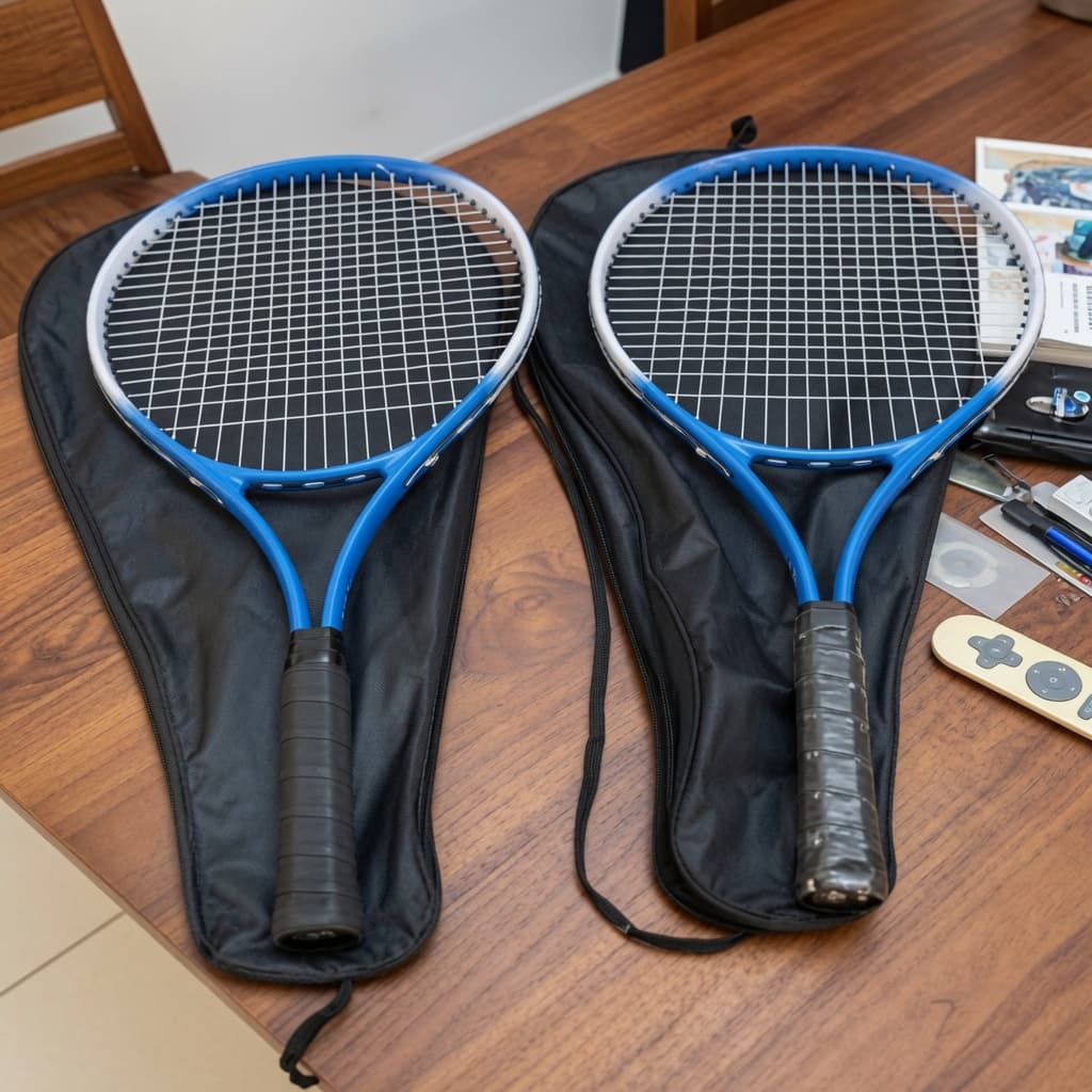 Professional Tennis set and 3 sets of ball